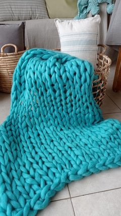 Manta XL turquesa en internet