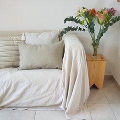 Mantas/ Pie de Cama Tusor de Lino - comprar online