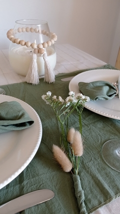Caminos de Mesa de Tusor verde