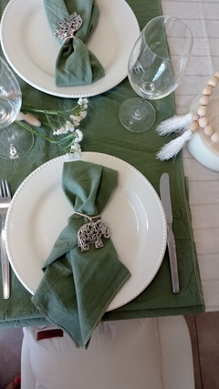 Caminos de Mesa de Tusor verde - tienda online