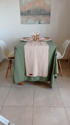 Mantel de Tusor Verde en internet
