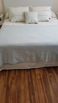 Mantas/ Pie de Cama Tusor de Lino - comprar online
