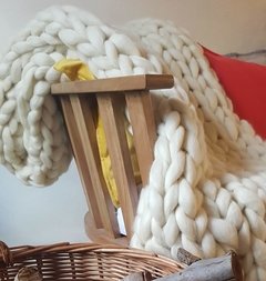 Mantas XL de Vellón Merino Natural - tienda online