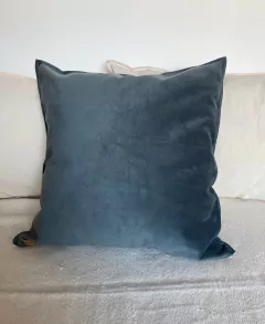Almohadón pana gris oscuro - tienda online