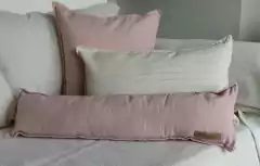 Almohadón tusor liso Rosa - tienda online