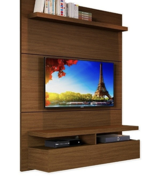 Panel Rack TV en 1,20 mts Castaño Bra