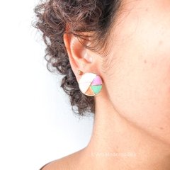 Brinco Cores de Inhotim Colorido e Mostarda 2 em 1 - comprar online