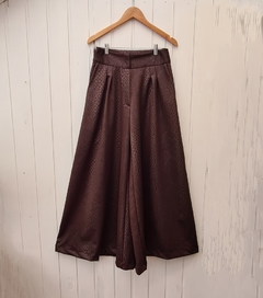 Calça Pantalona Dark Brown - comprar online