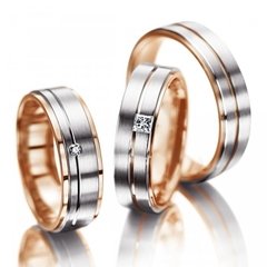 Alianzas combinadas - Oro 18k - comprar online