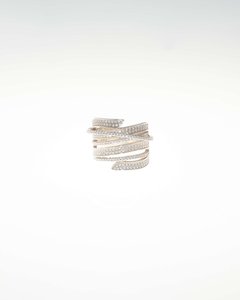 Anillo Cubic - Plata 925 / Rodio - comprar online