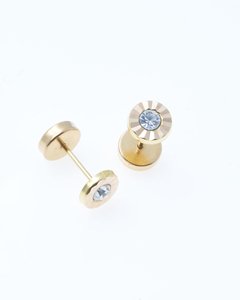 Aros Abridores Facetados con Swarovski - 18k - comprar online