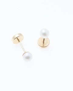 Aros Abridores Perlas de Cultivo 3,5mm - Oro 18k