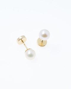 Aros Abridores Perlas de Cultivo 5mm - Oro 18k
