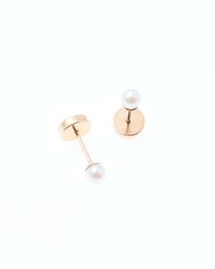 Aros Abridores Perlas Españolas 2mm - Oro 18k