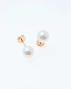 Aros Abridores Perlas Españolas 5mm - Oro 18k
