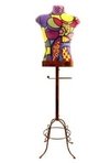 Manequim Masculino Retrô Cabideiro Skin Britto