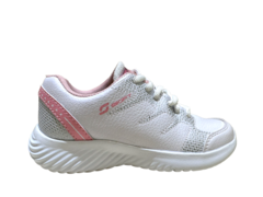 ZAPATILLA SOFT COLEGIAL BLANCO ROSA 09200