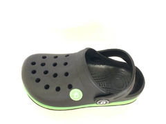ZUECO GUMMI NEGRO Y VERDE en internet