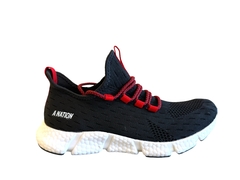 ZAPATILLA A NATION LIGHT NEGRO ROJO