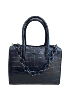 CARTERA XL ALANIS CROCO NEGRO