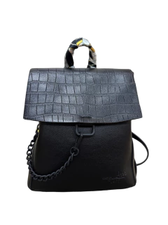 MOCHILA CARTERA LADY STORK LUZ NEGRO
