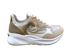 ZAPATILLA VÍA MARTE 12706 BEIGE COMBINADO