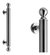 CURDUNAMANIJON DUNA 38 Ø 500 MM C/C 600 MM LARGO BRONCE SATIN/DORADO - comprar online