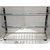 REPISA TRIPLE BRONCE CROMADO/ VIDRIO