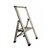 ESCALERA PLEGABLE 1 ESCALON ALUMINIO 54 X 44 X 76 HASTA 150 KG
