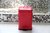 TACHO DE RESIDUOS A PEDAL CUADRADO ROJO 5 LTS