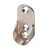 Pack X2 Soporte Lateral Caño Oval Niquel Herrajes 2 Agujeros