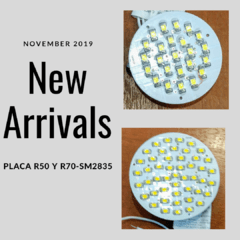 Plaquetas redondas - LED oval 5mm