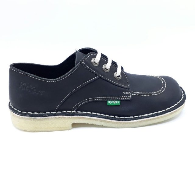 Kickers Unisex Oxford-Schuh Aus Weichem Leder – Klassischer Schnürschuh Mit ThermoPropylen-Sohle, In Mittlerer Weite