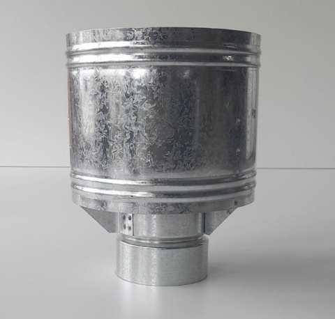 Calefactor Sombrero galvanizado 4"