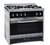Cocina Chiara 90 cm Negra - comprar online