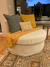 Sillón Redondo con Funda en Tusor liso - tienda online