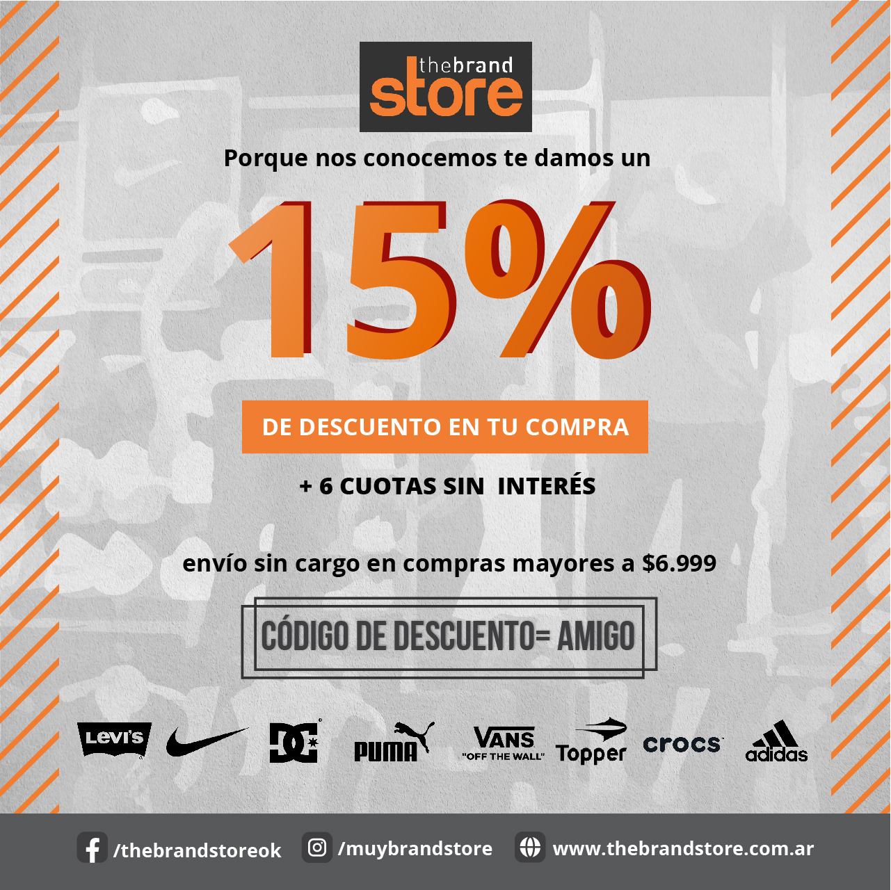 Tienda Online de The Brand Store - Cupon de descuento