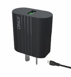 CARGADOR 220V ONLY MOD 03 – 2,1 A – 1 USB + CABLE V8 en internet