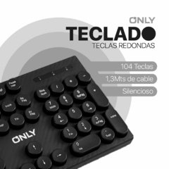 TECLADO CON CABLE ONLY MOD K10 - Venta de Celulares y accesorios en Garín Escobar