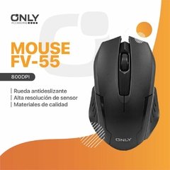 MOUSE CON CABLE ONLY MOD FV-55 - comprar online