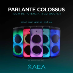 PARLANTE TORRE 12” X2 – MOD212 – COLOSSUS – XAEA