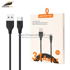 CABLE USB DE DATOS DE CARGA RÁPIDA 3.1A PARA TIPO C/Micro Usb/Lightning 2 Metros - comprar online
