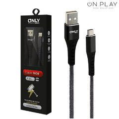 Cable Usb Premium Reforzado 4.4a Thor Only Mallado Micro Usb