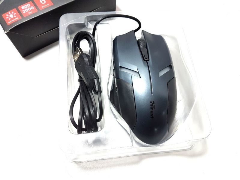 Mouse Trust Ziva Gaming Iluminado 6 Botones Gamer 2151