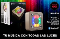 Parlante Portatil Bluetooth Noga Ng-p20 Luces Led Llamadas E