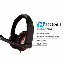 Auricular Gamer Noga St Frame Micrófono 3.5 Gaming 3d Hi End en internet