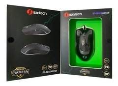 Mouse Gamer Santech Led Rgb Rubber Destroyer 7 Botones