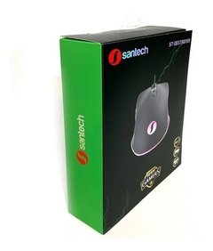 Mouse Gamer Santech Led Rgb Rubber Destroyer 7 Botones - comprar online