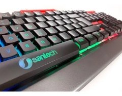 Combo Gamer Teclado Mouse Retroiluminad Santech Akash Pc Ps4 - Venta de Celulares y accesorios en Garín Escobar