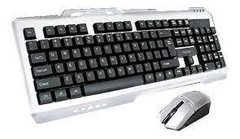 Combo Gamer Inalambrico Teclado Y Mouse Noganet Nkb Steel en internet